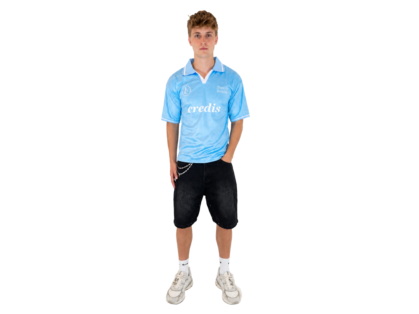 Polo Jersey (Babyblau)