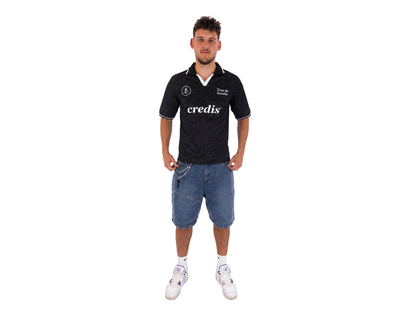 Polo Jersey (Schwarz)