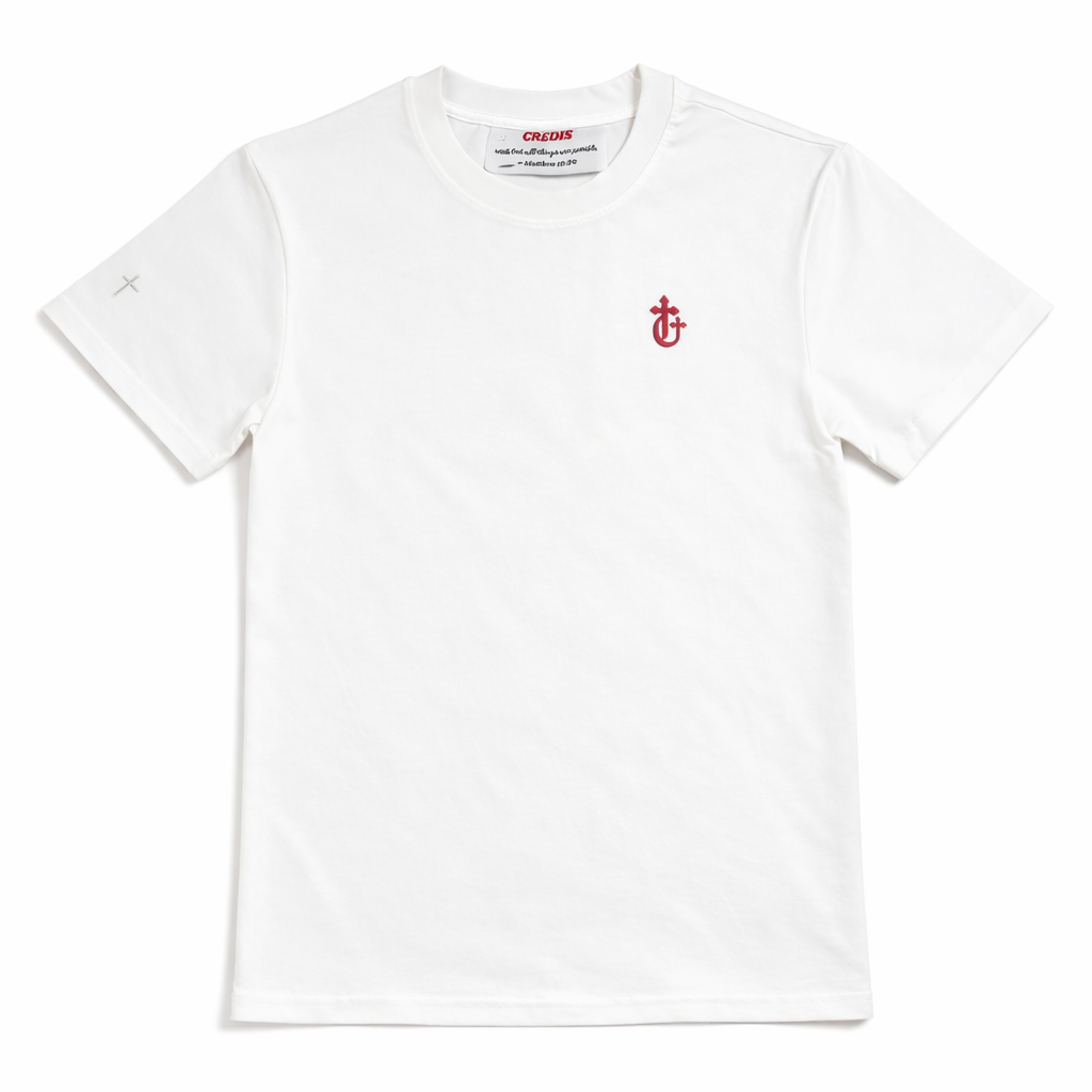 Walk by Faith T-Shirt (Weiß)
