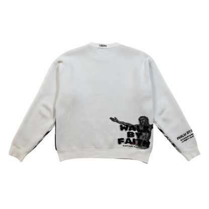 Walk by Faith Sweater (Weiß)