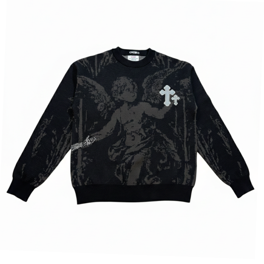 Walk by Faith Sweater (Schwarz)