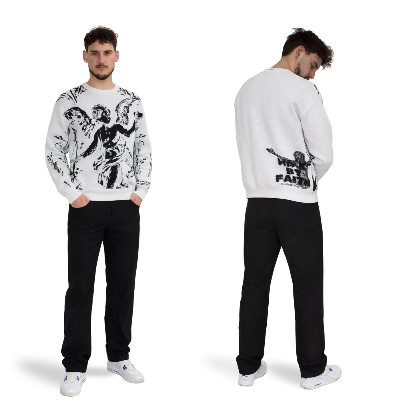 Walk by Faith Sweater (Weiß)